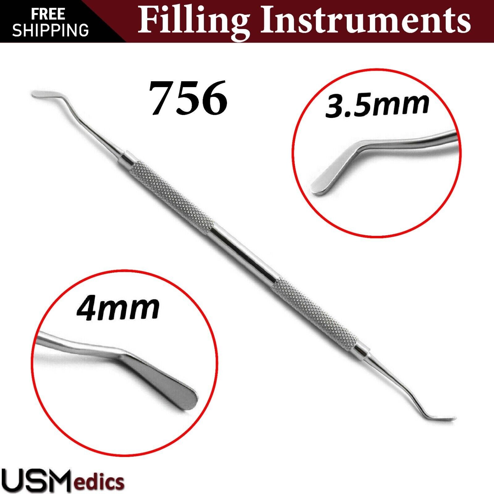 Dental Filling Restorative Amalgam Composite Restoration Instruments NEW SET