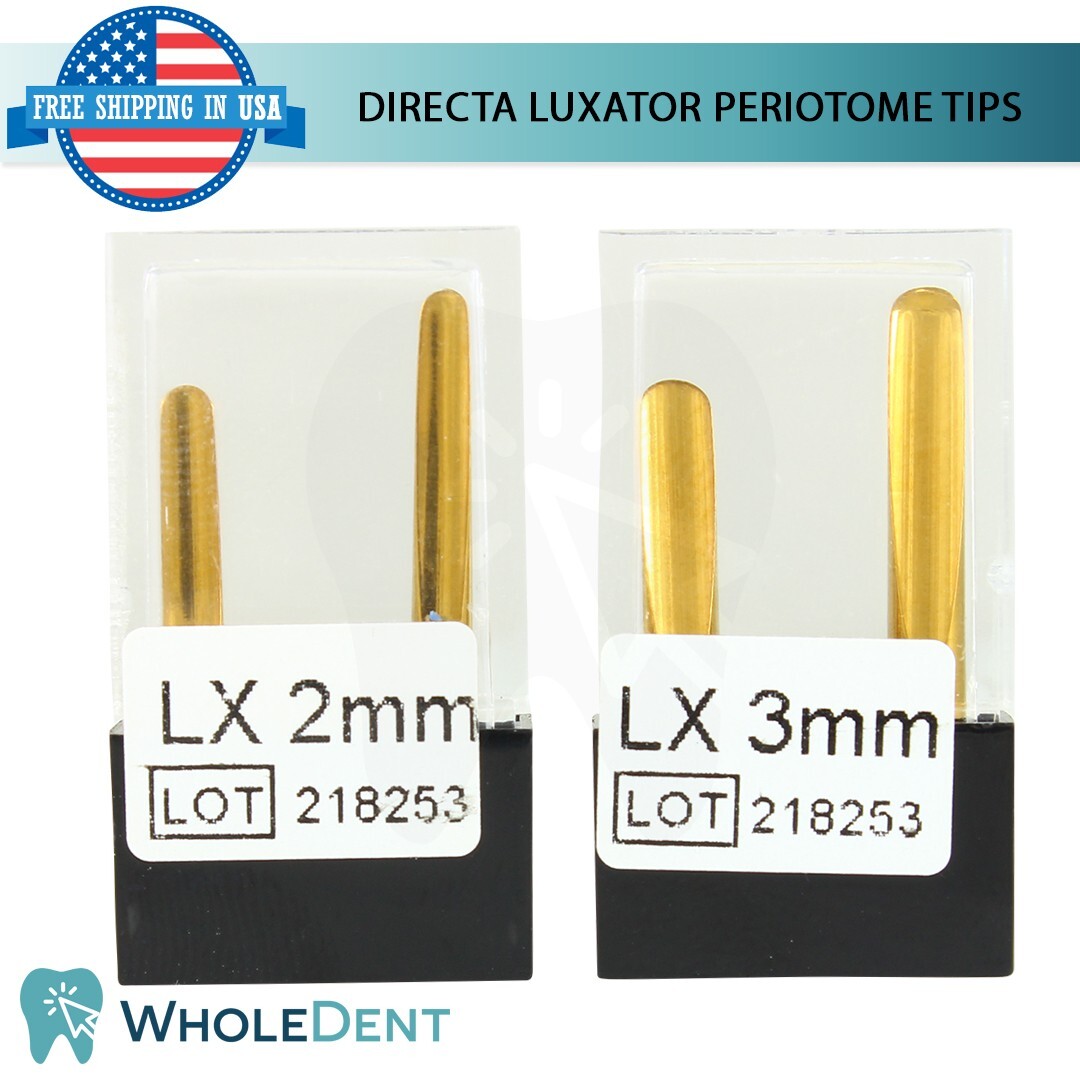 1X Directa Luxator LX Starter Kit Dental E Type Handpiece Periotome Tips Extract