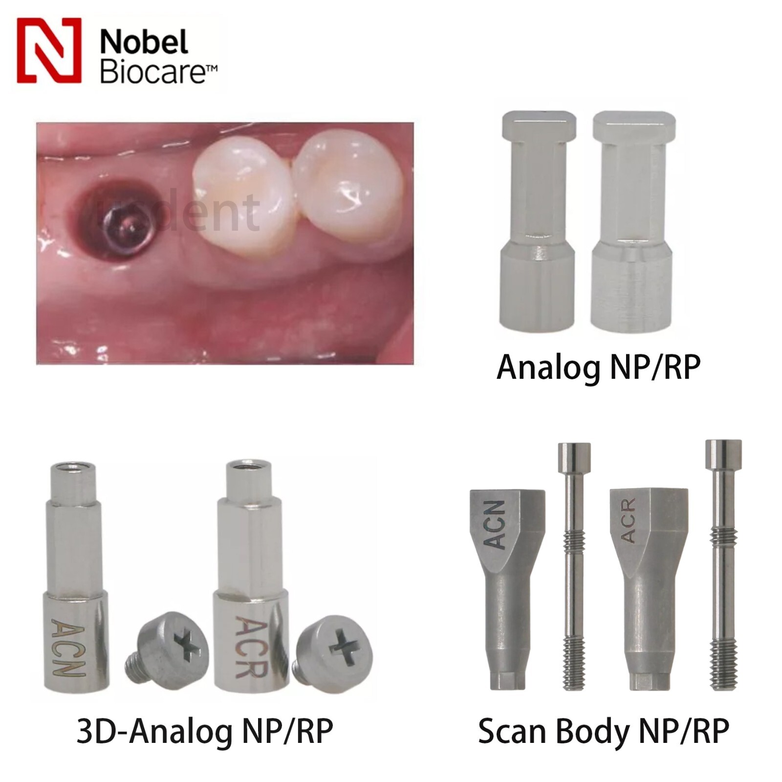 USA Stock Nobel Biocare Active Open/closed Impression Copings Tray Lab Analog
