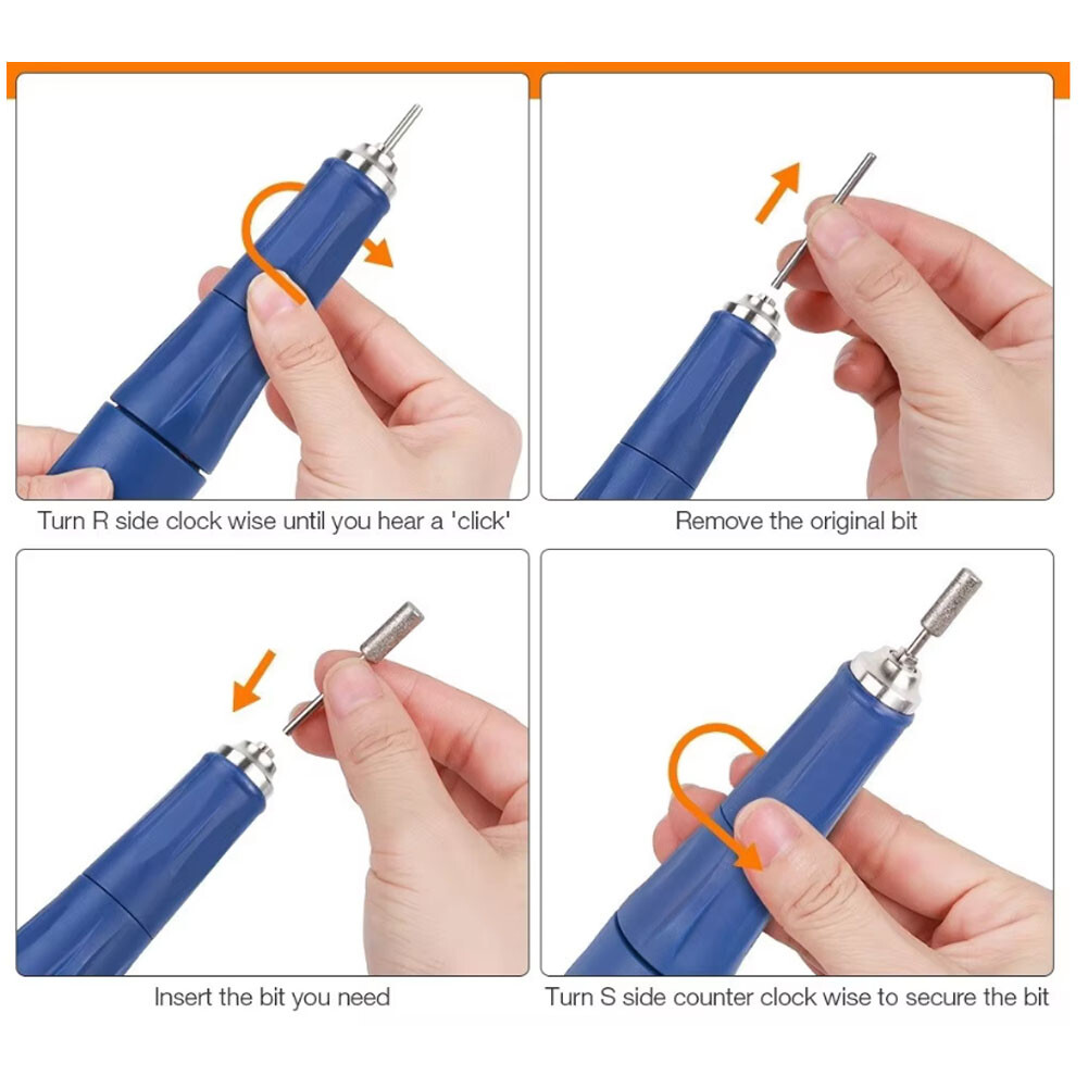 210 105L dental lab micromotor manicure equipment portable nail drill
