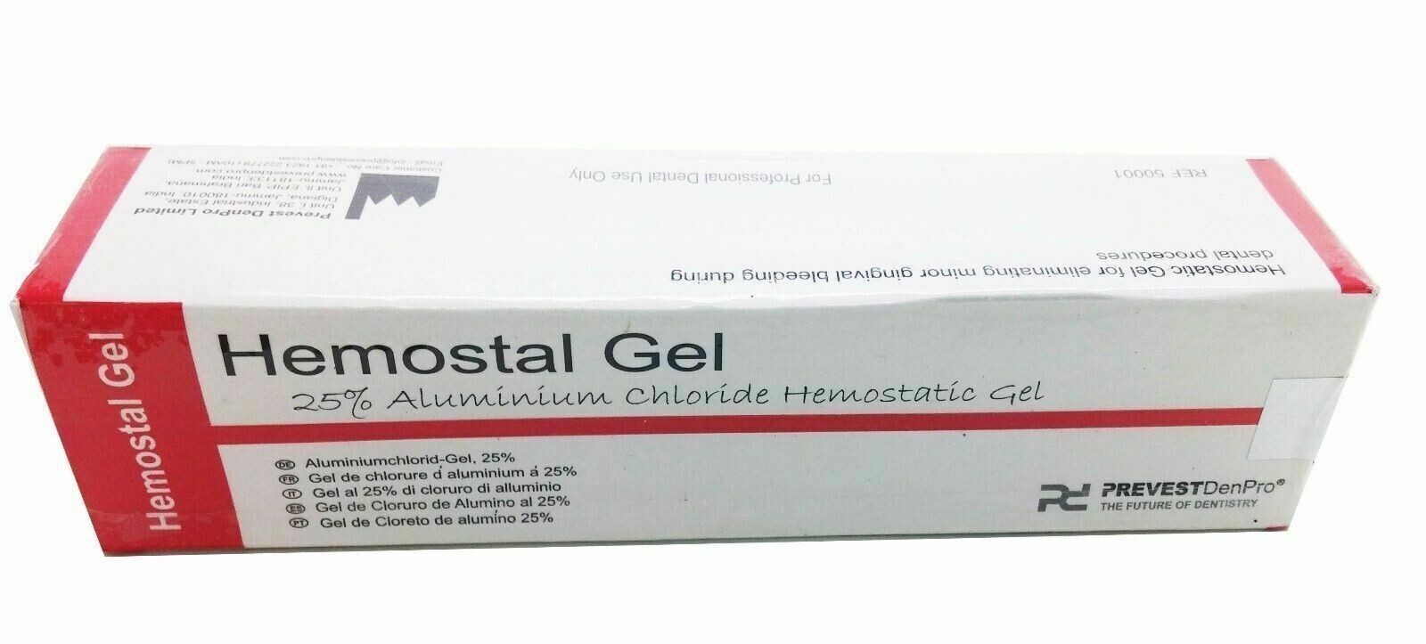 Hemostal Hemostatic gel 25% Aluminium Chloid Prevest Denpro FRESH STOCK 2027