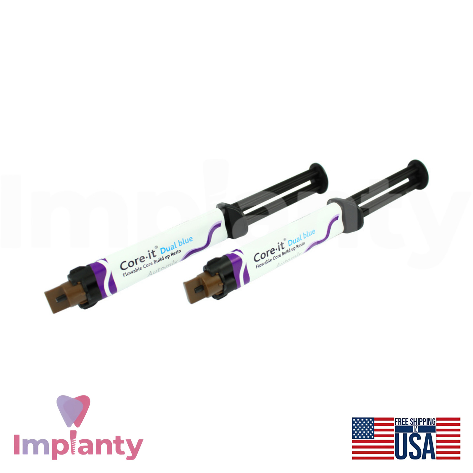Core-it Dual Cured Core Build-up Resin Bonds Enamel & Dentin Dental Restorations