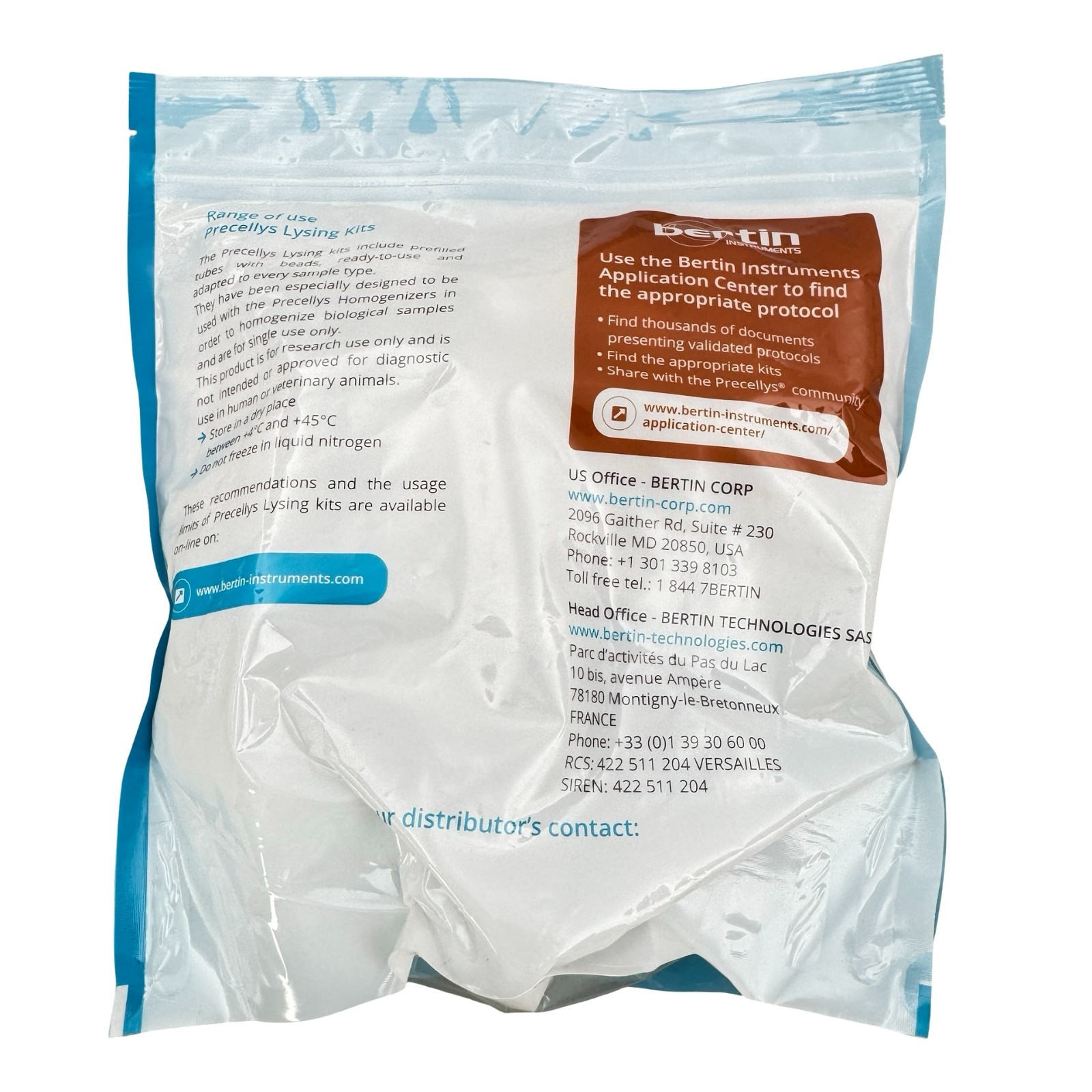 Precellys Lysing Kit CKmix50 7mL Tissue Grinding Tubes 50 Preps P000939-LYSKO-A.