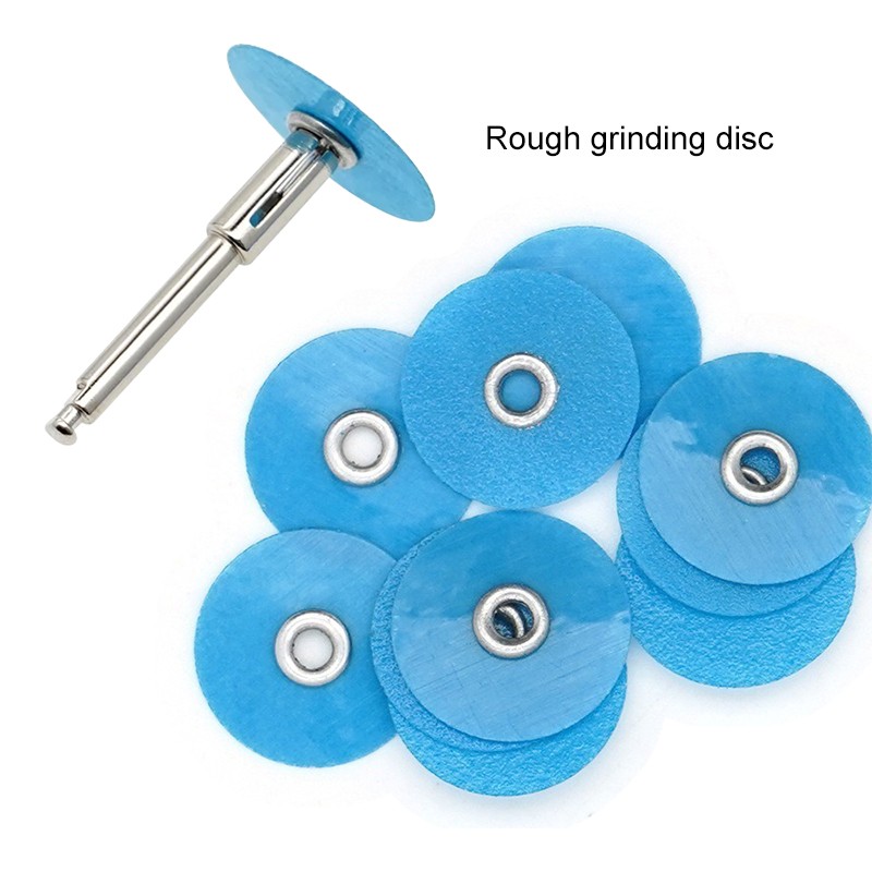 40Pcs/Box Dental Polishing Discs Holding Rod Mandrel Soflex Flexi Disc RA Shank