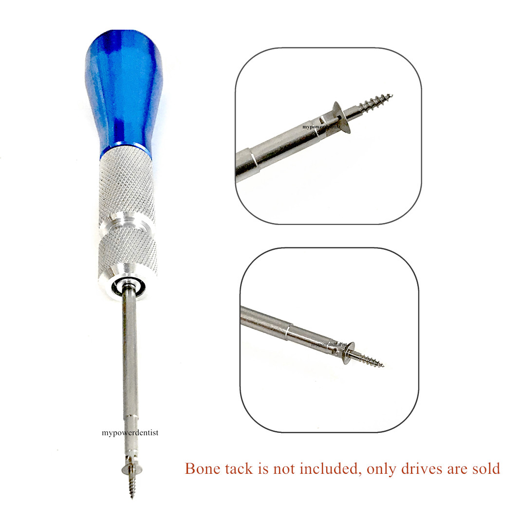 Dental Pilot Drill Bone Screw GBR Tent Screws Insertion Tacks Socket 1.0/1.2
