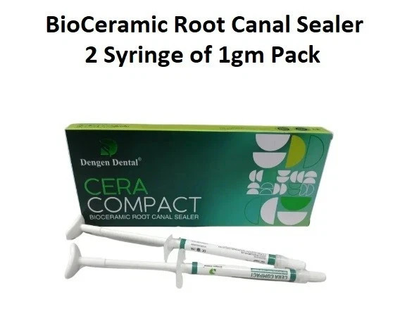 Dental CERA COMPACT BioCeramic RCT Sealer Treatment 2 x 1g Syr Pack