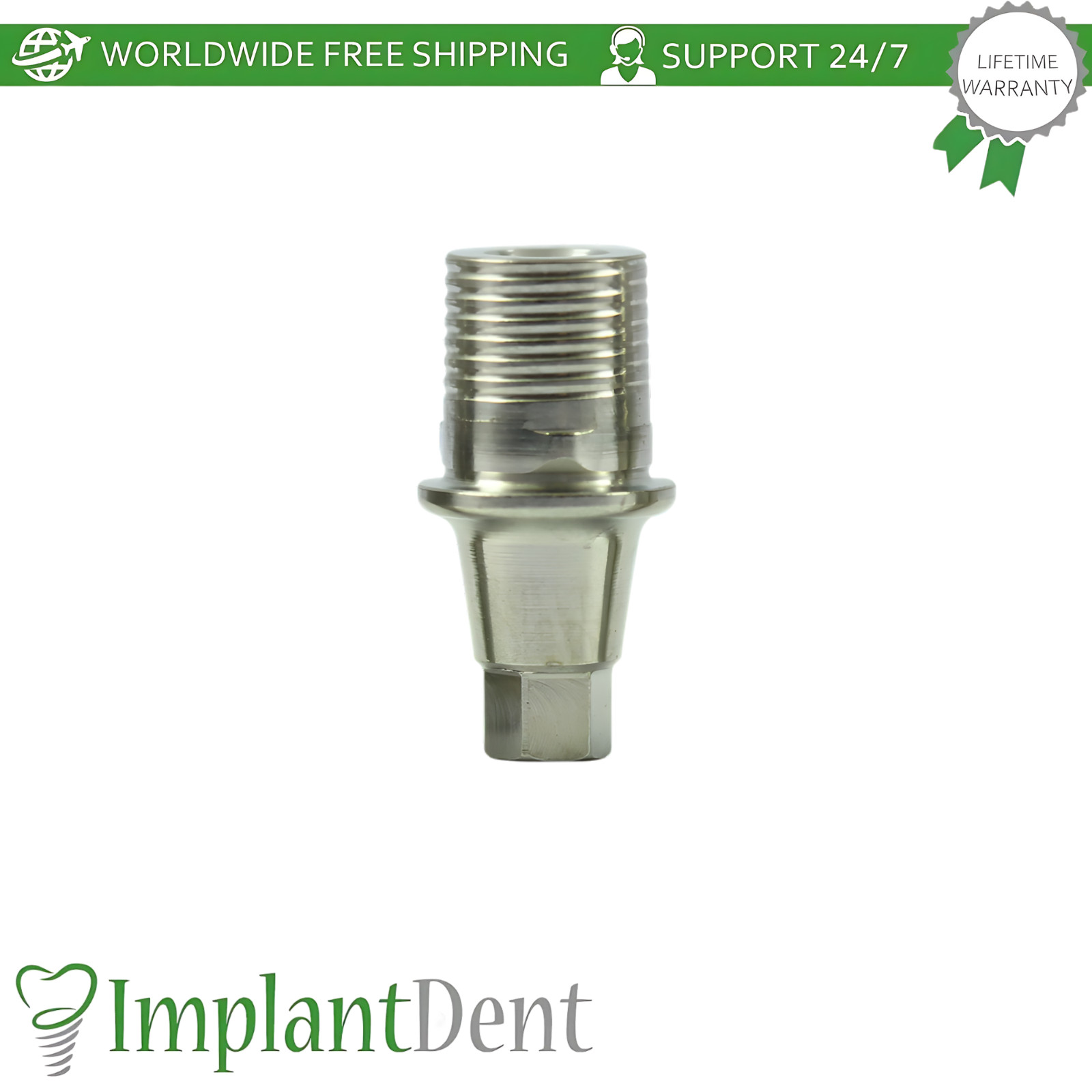 X5 Titanium Base Ø4.5mm Prosthetic Grand Morse Connection Neodent GM Compatible
