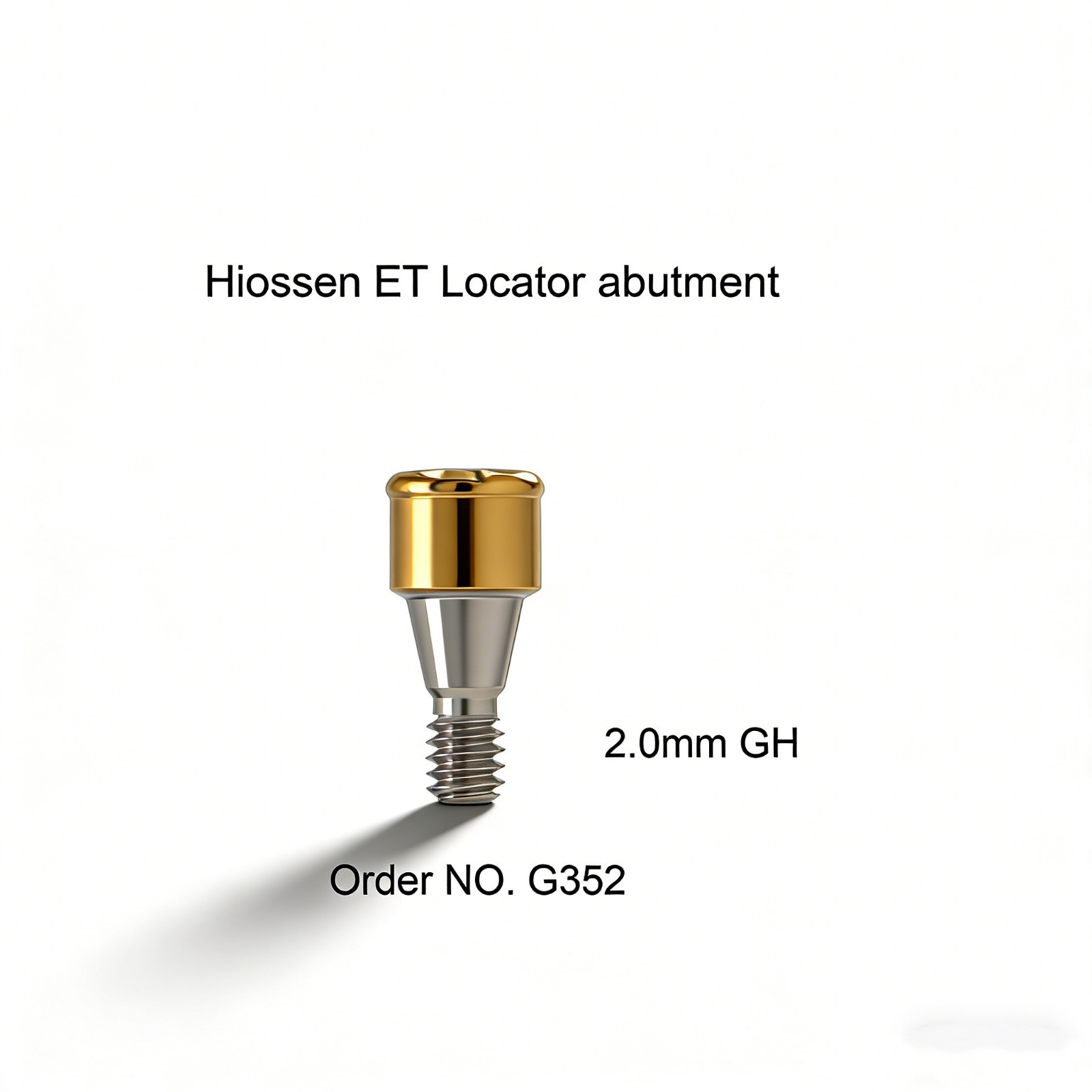 Hiossen ET titanium Locator Abutment Interna Hex Morse Taper Implant Overdenture