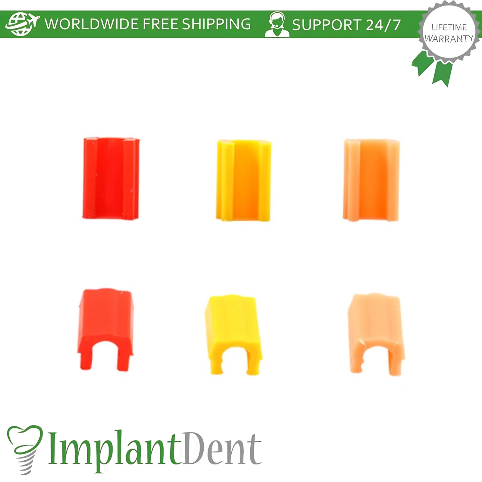 OT Multiuse Bar Overdenture Attachment Dental Kit Dentistry Castable Connector