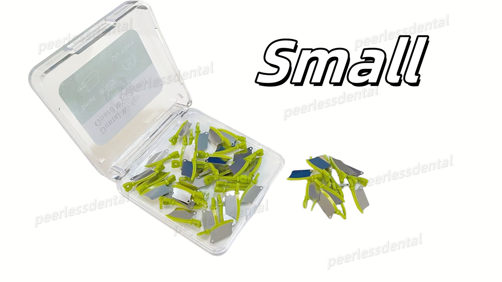 50Pcs Dental Matrix Fender Wedges Prep Interproximal Diastema Wedge Guard L/M/S