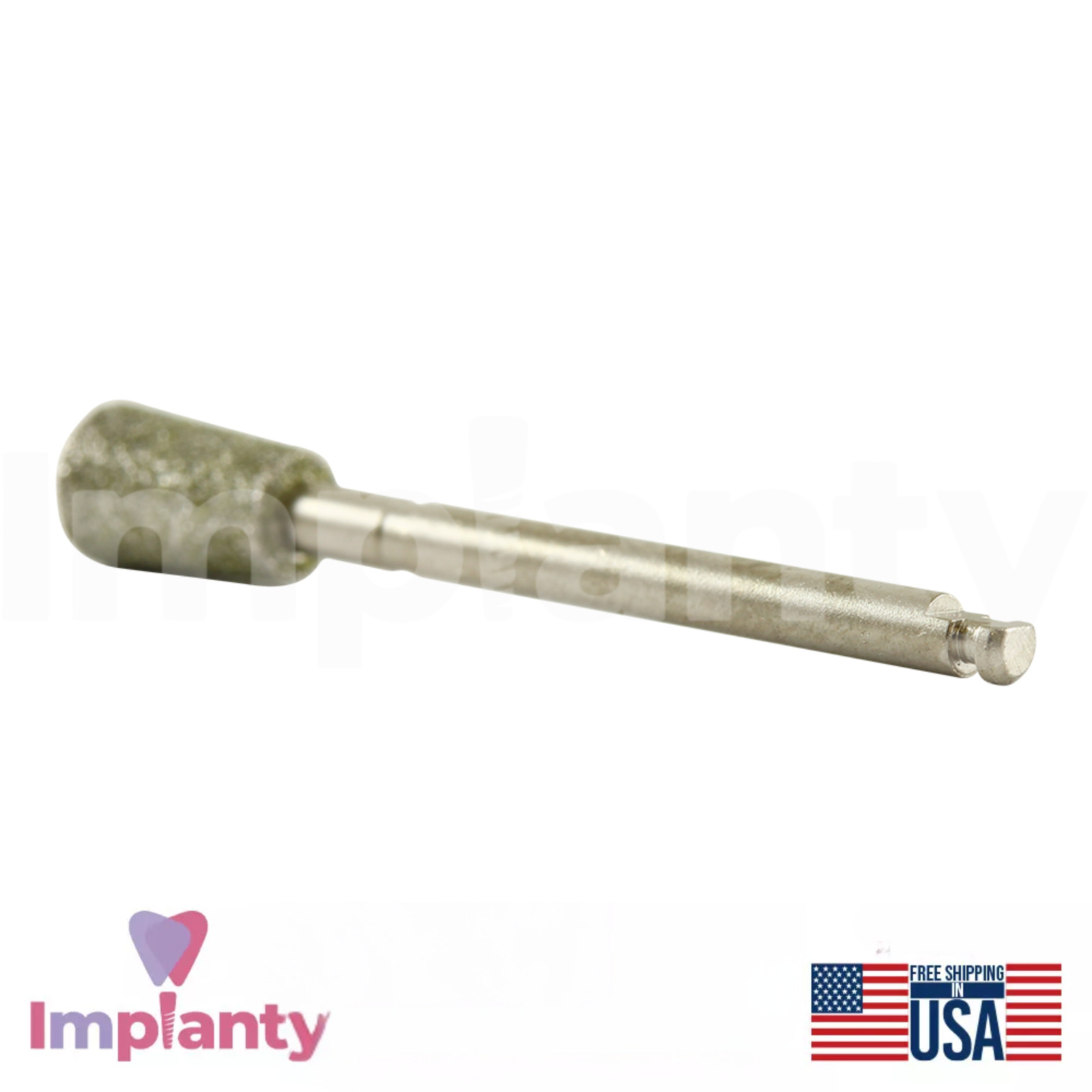 GDT Dental Diamond Round End Inverted Ø3.8mm Cone Head Bur Stainless Steel Tool