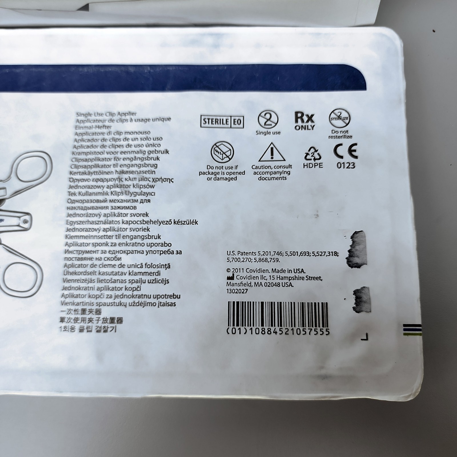 134053 Surgiclip II AutoSuture Clip Applier Med 11.5″ NEW QTY 6 2029