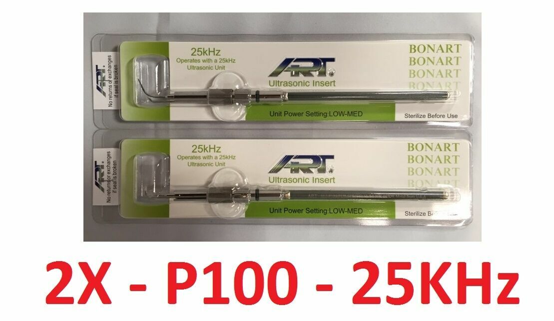 BONART Dental Veterinary 25kHz Ultrasonic Insert P-100 Kit 2X