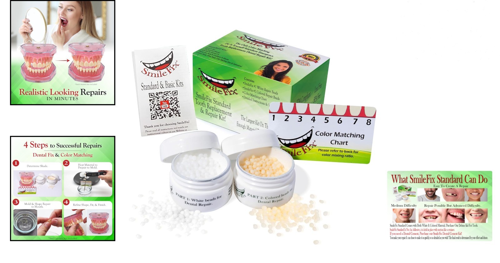 Quick Color-Matched Tooth Repair Kit – Perfect for Minor Dental Emergencies
