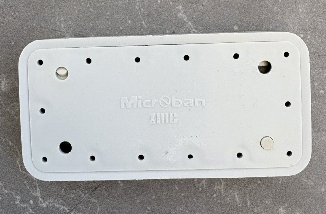 Zirc 14 Hole Gray Magnetic Bur Block with Microban Autoclavable