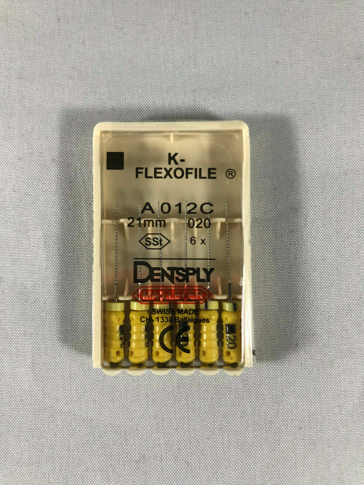 Dentsply Maillefer K-Flexo SS file Endodontic 21mm All sizes 30 files/pk