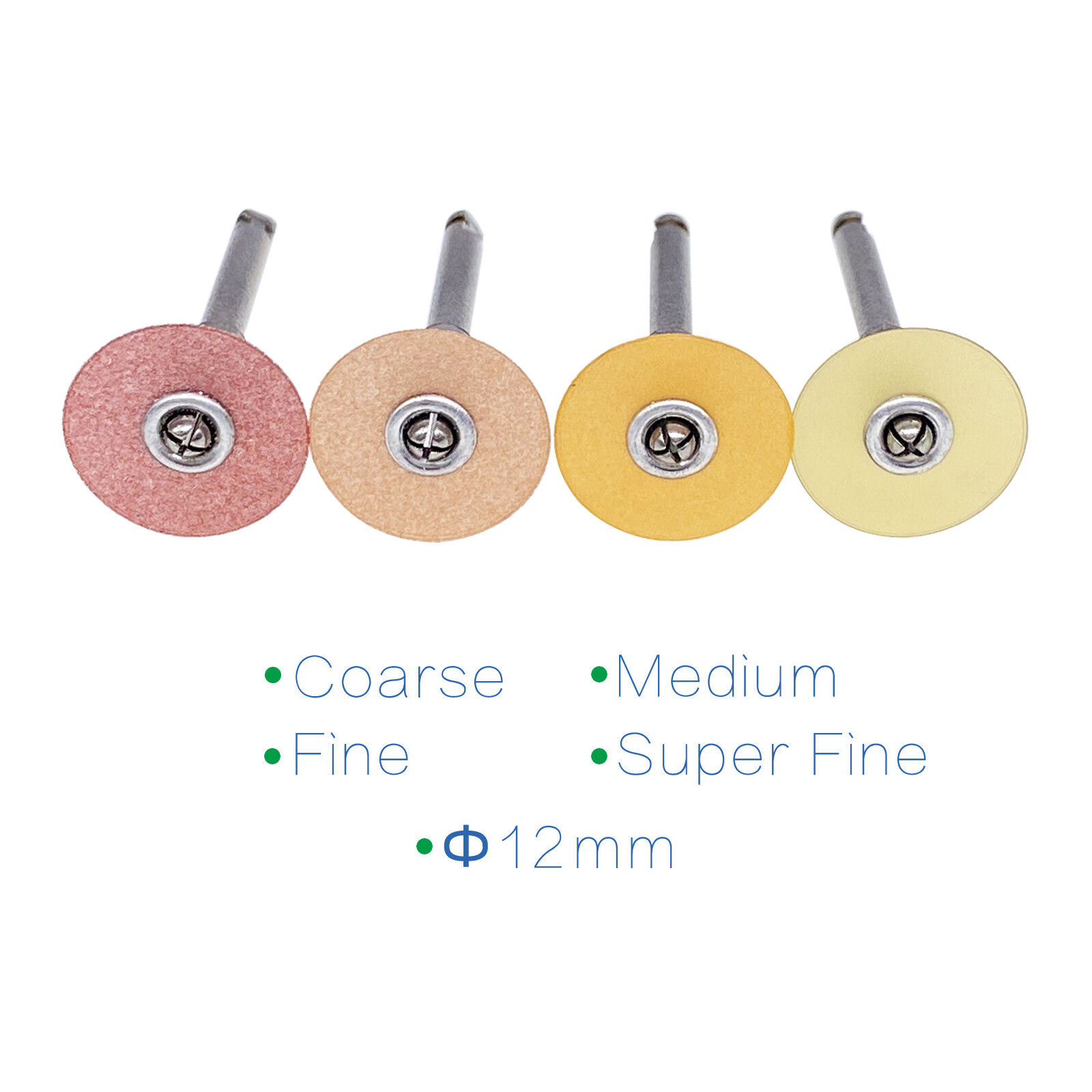Dental Sof-Lex contouring polishing 2382 Pop-On discs 0.47″ 12mm or Mandrel