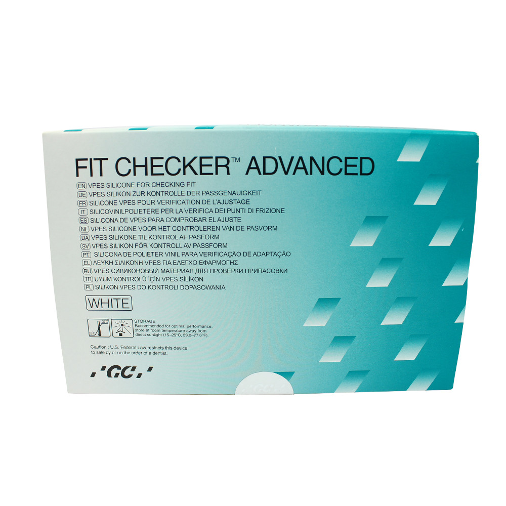 GC Fit Checker Advanced VPS Occlusion Dental Lab Tubes 55g Base 50g Catalyst Set