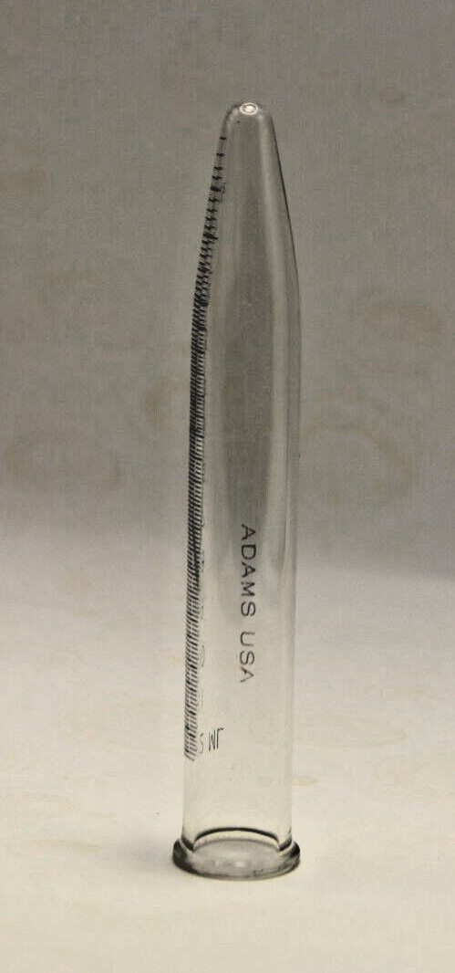 Vintage Adams USA Centrifuge Conical 12 ml test tube