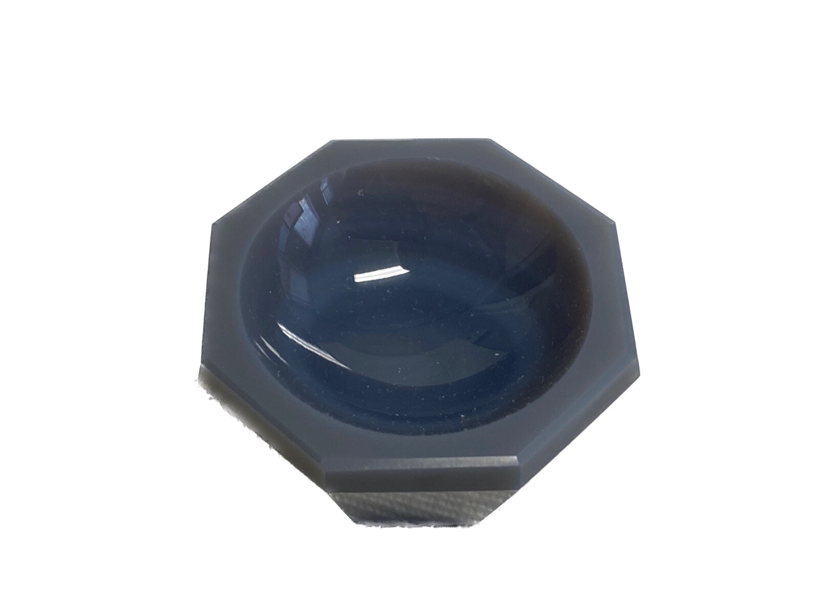 Octagonal Gray Agate Lab Mortar Only 50mm L x 50mm W x 26mm H 38mm Grinding ID