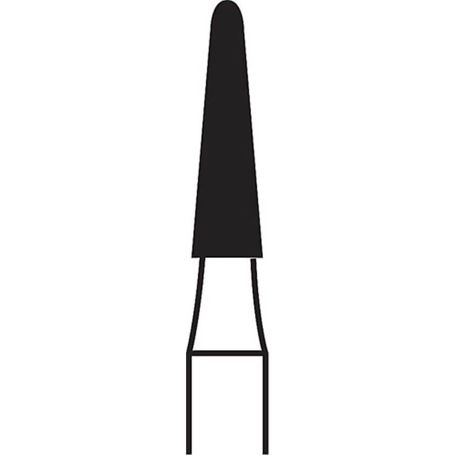Brasseler Laboratory H138DF DF-Cutter Round-End Taper Carbide Burs (1/pk)