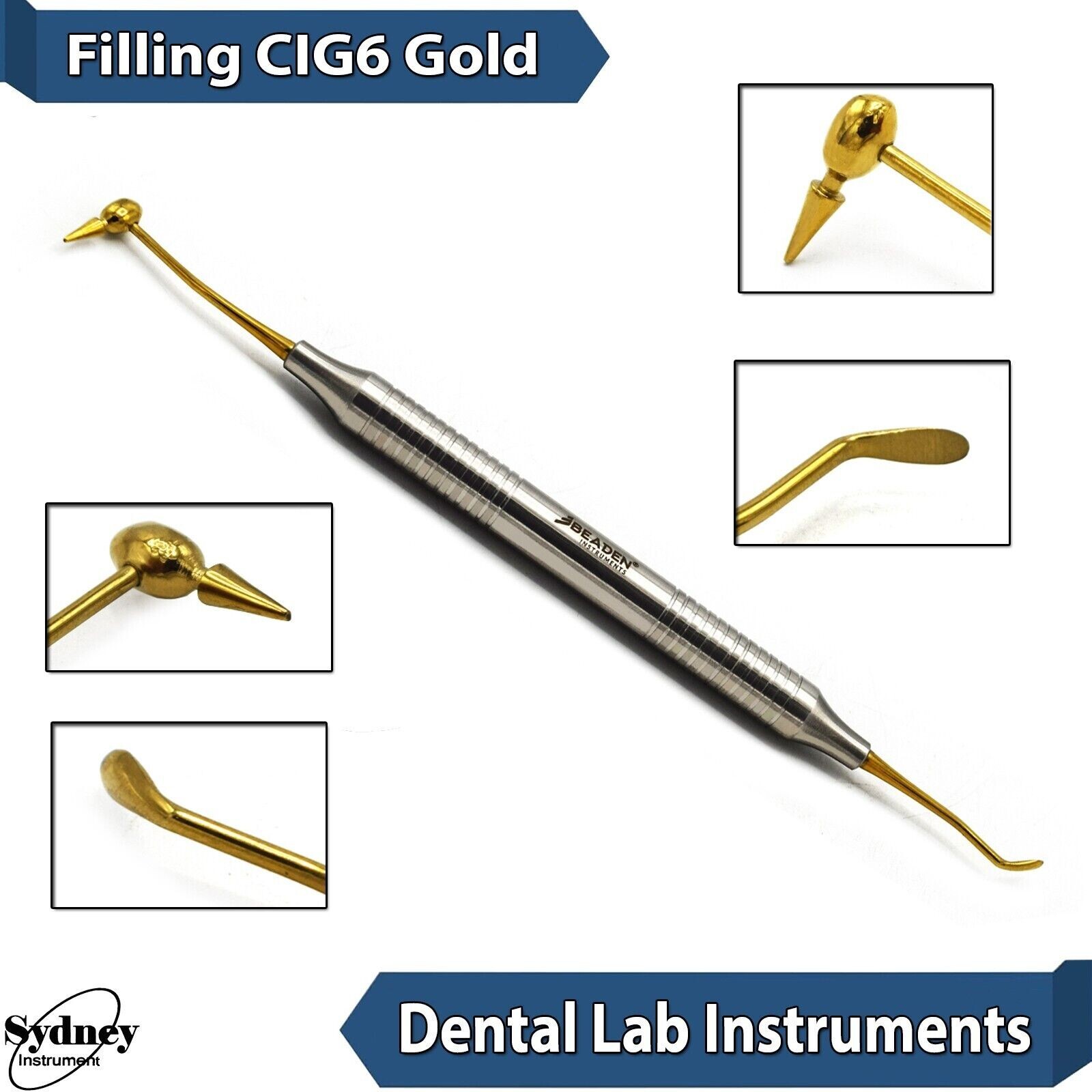 Dental Implant Oral Surgery Instruments PT1 & PT2 Titanium Coated Lab Tools