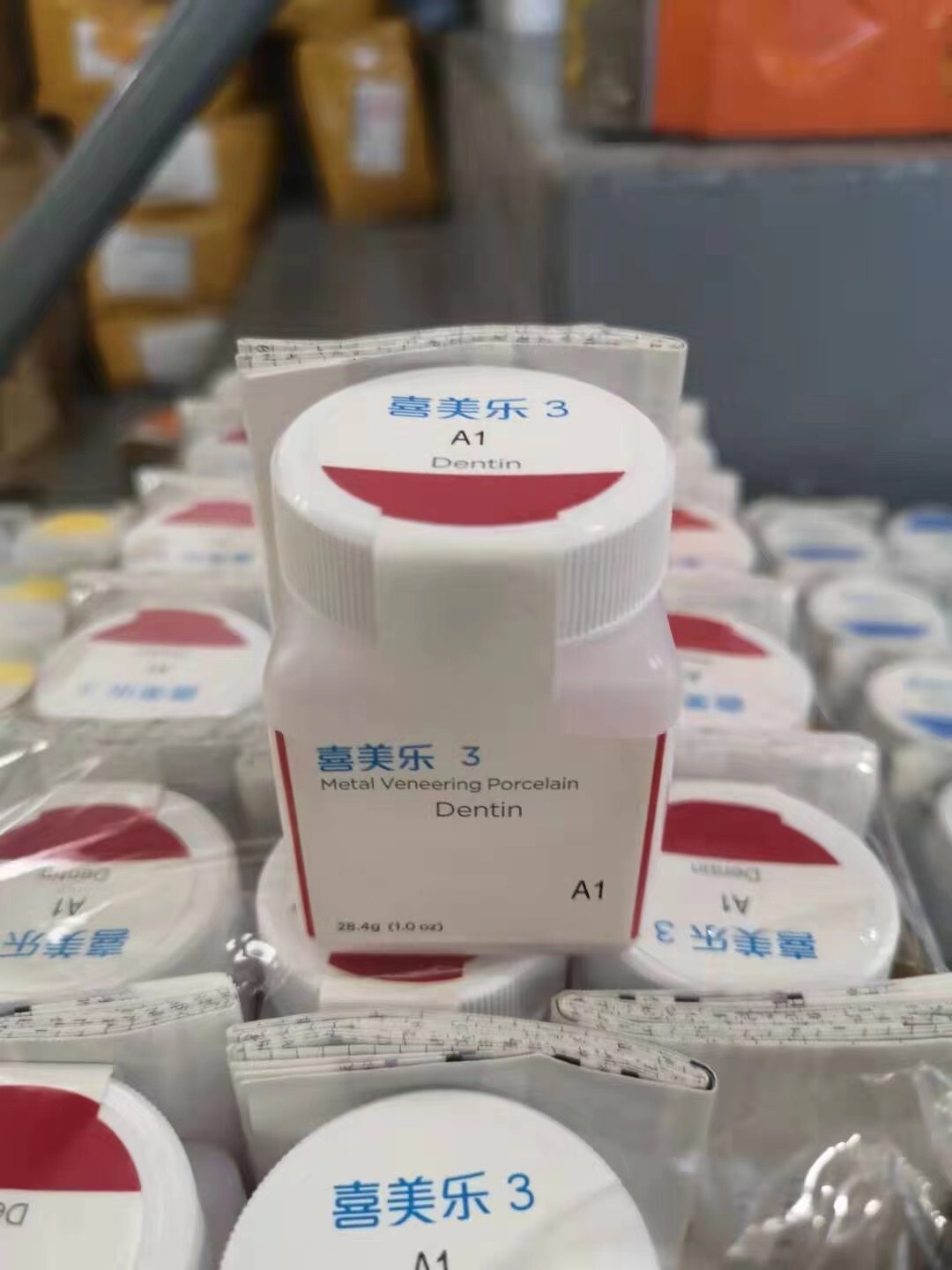 2 Bottle Dental Veneer Porcellain Ceramco3 Dentin Powder 28.4g/ Bottle