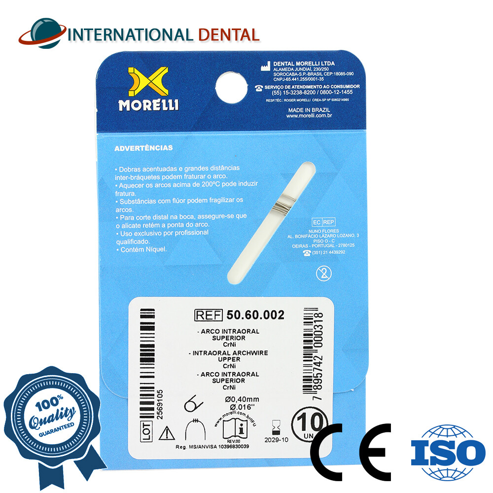 Orthodontic Dental Morelli Intraoral Archwire CrNi Steel Wire Wires Round