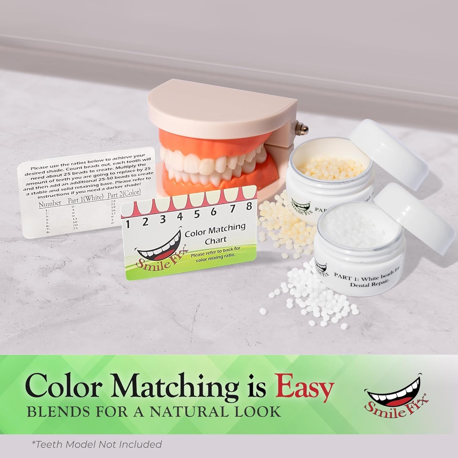 Standard Dental Repair Kit – Restore Your Smile with Color-Matched Repairs Today