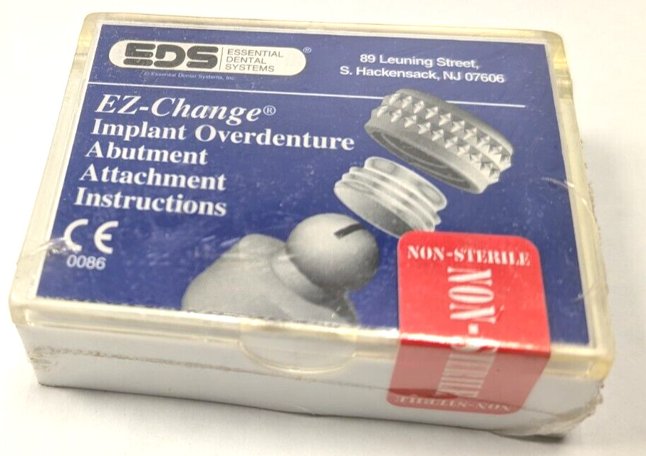 EDS EZ-Change Implant Overdenture Abutment Attachment- choose Size