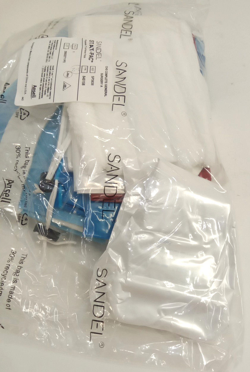 Ansell Sandel 845158 Stat-Pac CHS Complete General Surgery A Room Turnover Pack