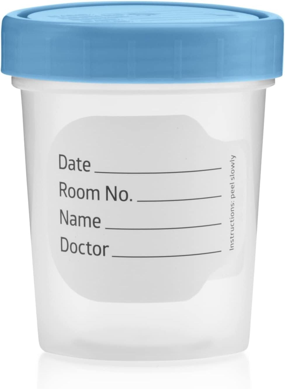 Vakly Sterile Specimen Cups 4 oz (10 Pack) – Individually Wrapped Urine Clear