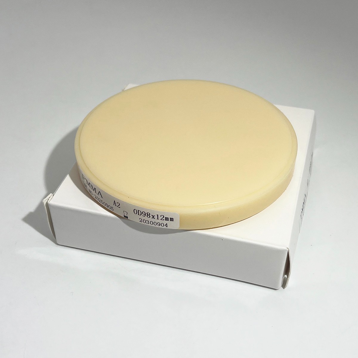 98mm Monolayer PMMA Block Resin Disk Dental Lab Material Milling Denture 2Pc