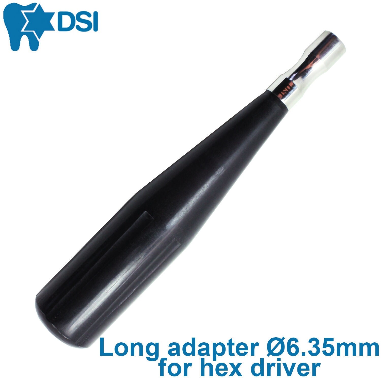 DSI Dental Implant Long Hand Wrench Adapter Ø6.35mm For hex driver Insert