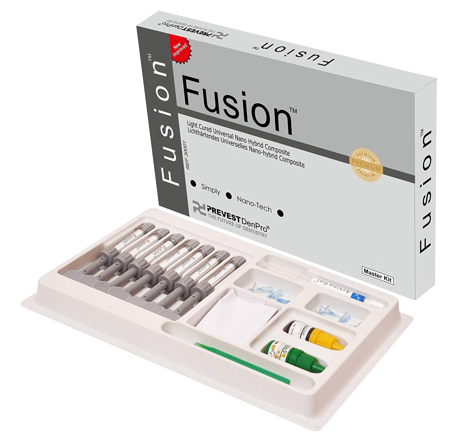 Prevest DenPro Fusion Universal Kit Dental Nano Resin Composite Kit (Free Ship)