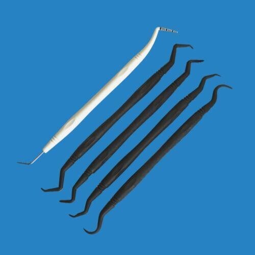 Dental Implant Cleaning Kit Carbon Fibre Scaling Periodental Abutment 5 Pcs/Set