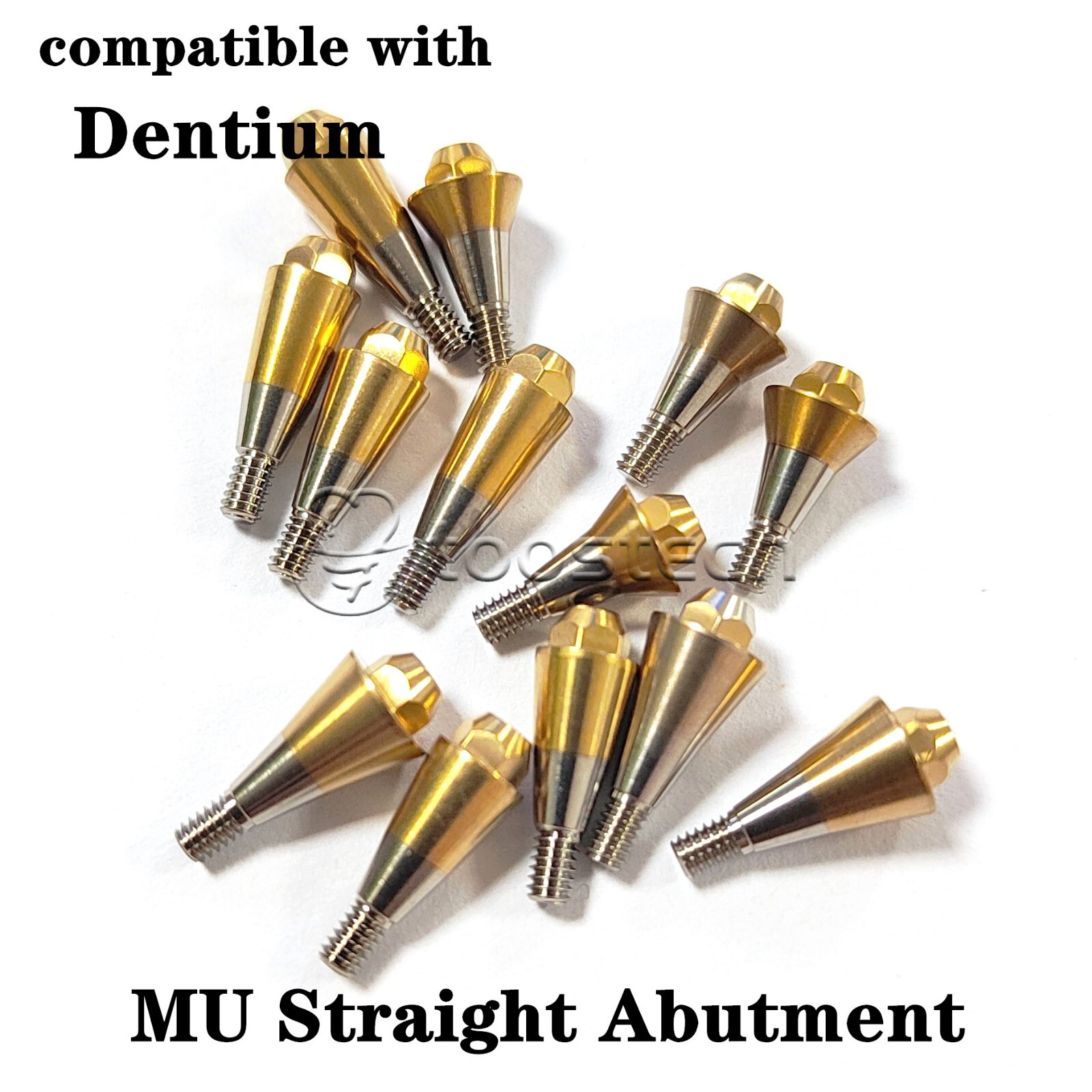 MU straight abutment compatible with Den-tium superline platform D4.5/D5.5