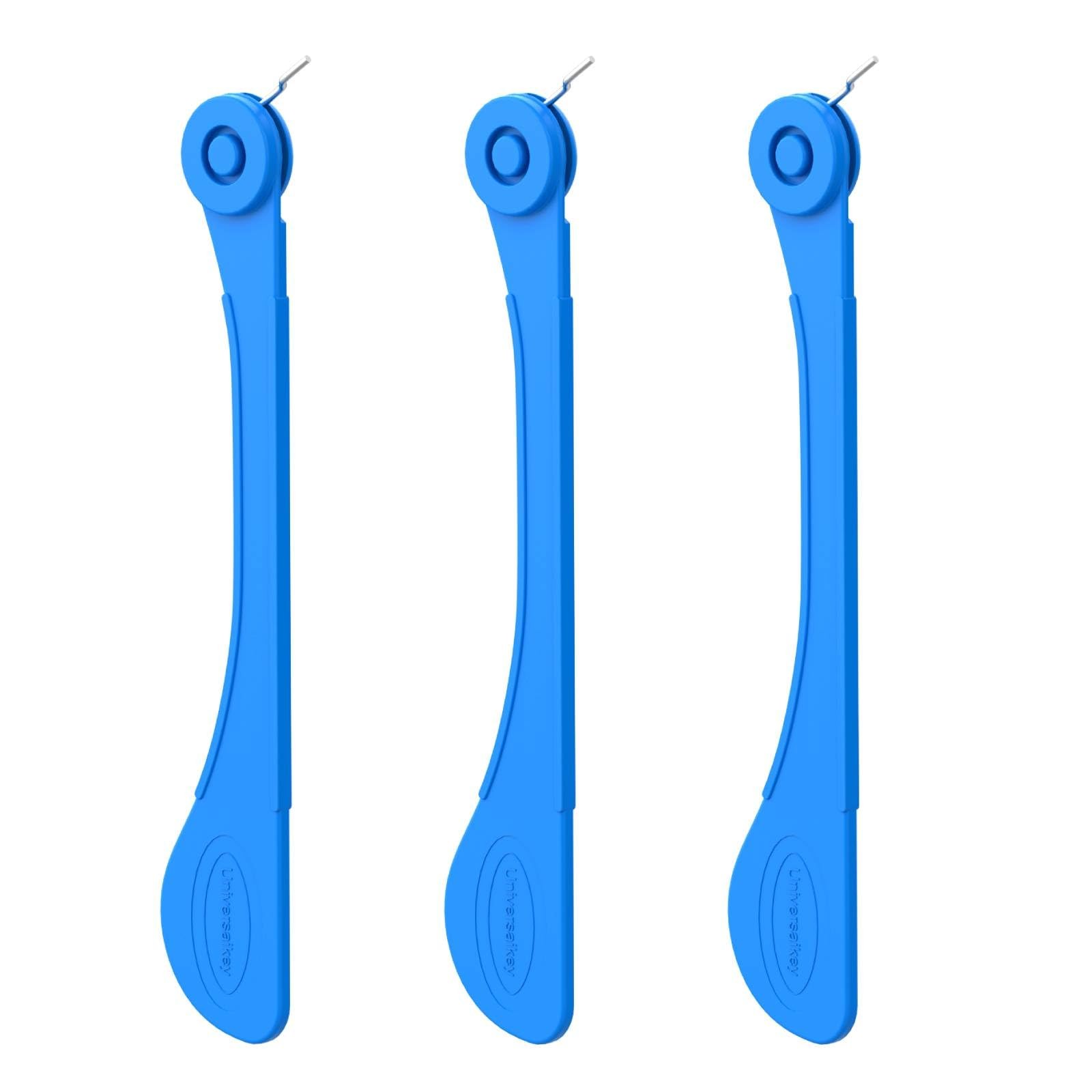 Fremouth 3 Count Universal Expander Keys, Dental 3 (Pack of 1), Blue