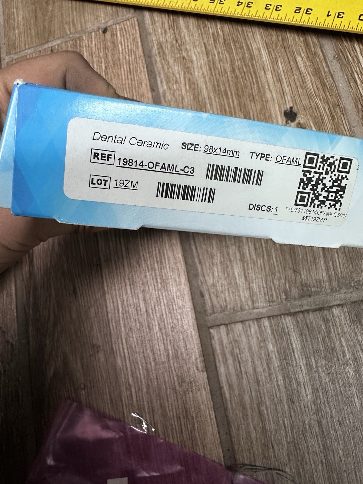 Luminesse Dental Materials Dental Ceramic Zirconia Blank Disc 98x14mm OFAML