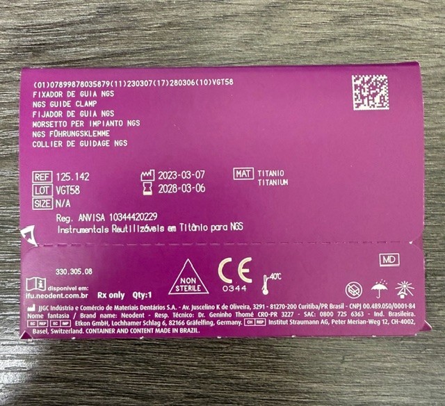 Neodent NGS Guide Clamp for Guided Implant Surgery
