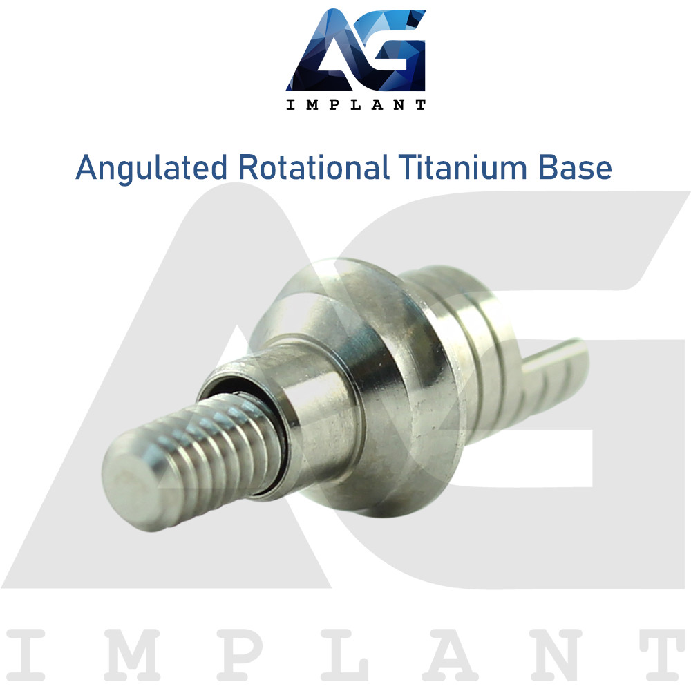 10 Angulated Titanium Base Rotational Prosthetic System Int Hexagon 2.42mm
