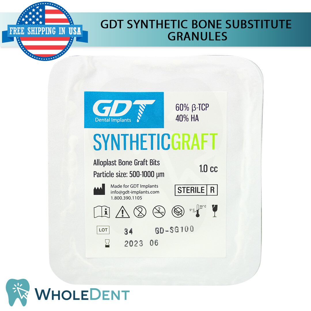 1X Dental Synthetic Granules Origin Substitute Powder Sterile Blister Packaging