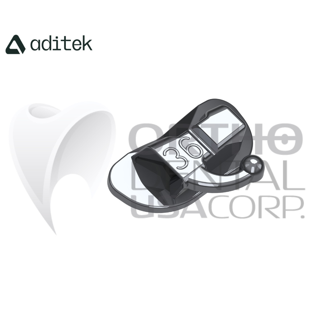 Buccal Tube Sgl Non-Conv Bond S Anatomic Base 022 Roth UL6/7 -10°T 8°O w/10 Adit