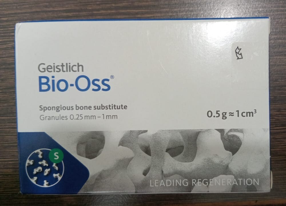 Geistlich Bio-Oss 0.25-1mm 0.5g 1cc Bovine Bone Granules Exp: 03.2028