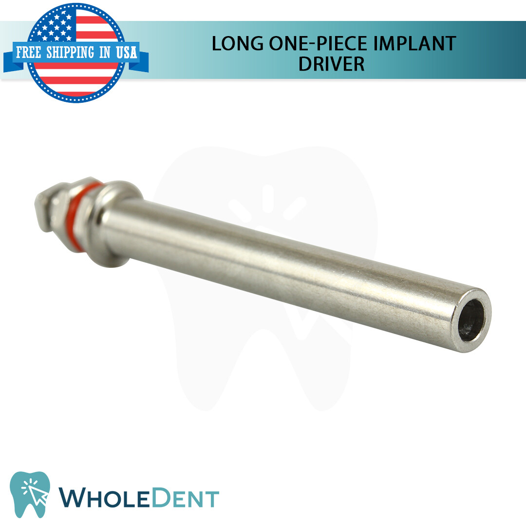 Long Hex Driver For One-Piece Adapter Implant Dental Insertion Tool Instrument