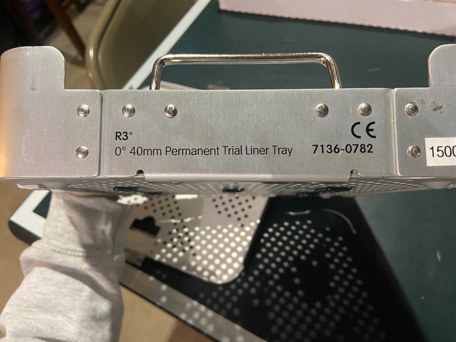 smith&nephew 40mm permanent trial liner tray 7136-0782 – TRAY ONLY