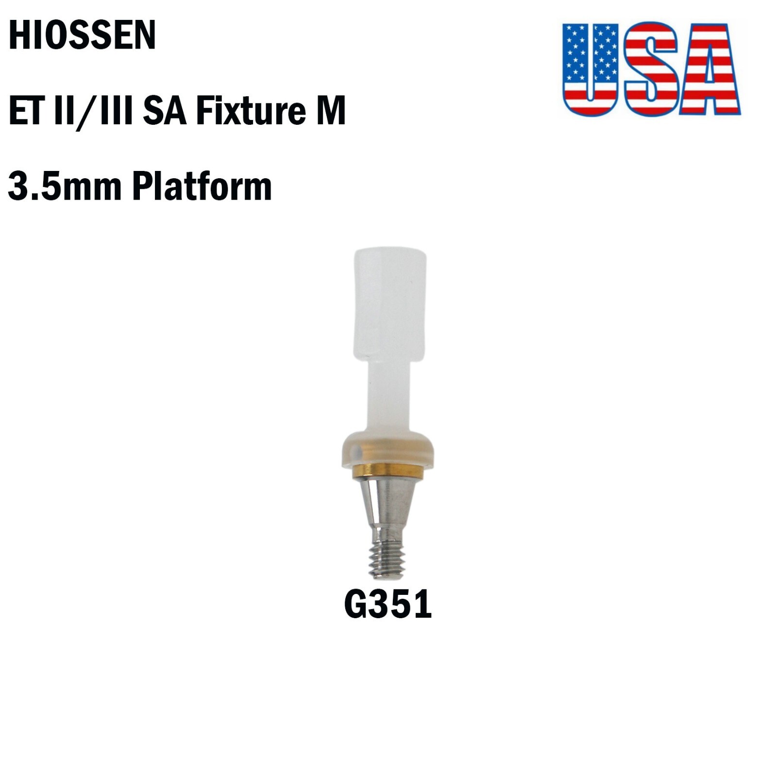 US Dental Locator Abutment Attachment Mini/R for HIOSSEN ET II/III SA Fixture