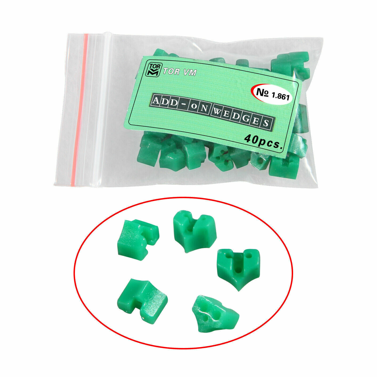 40 Pcs Dental Silicon Orthodontics Autoclavable Silicon Rubber Elastic Matrix