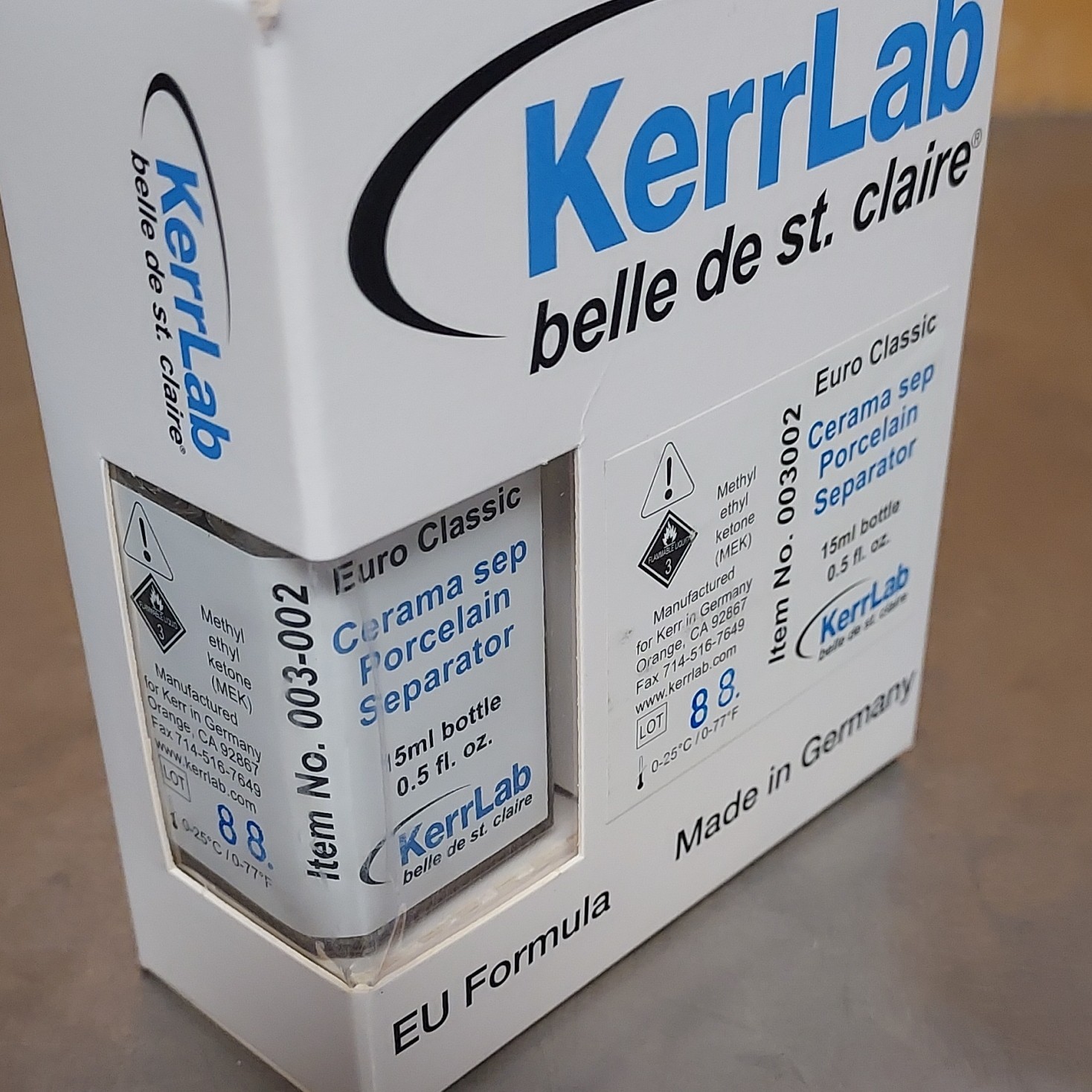 KerrLab Euro Classic Cerama Sep Porcelain Separator 15ml Dental Laboratory