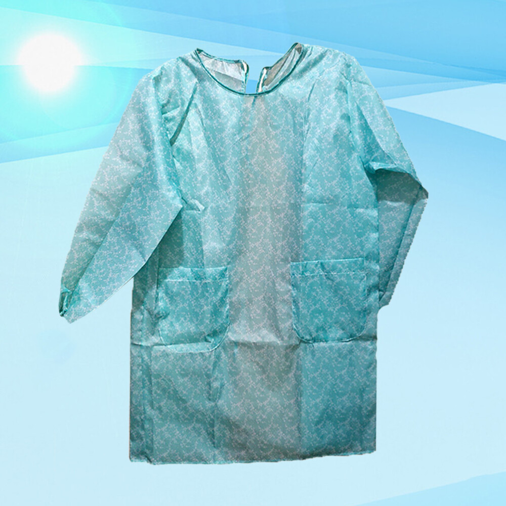 Smock Adult Long Sleeves Housework Hotel Apron with Household Waterproof Man